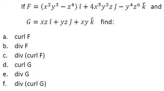 Answered If F X Y3 Z I 4x Y Zj Y Z K Bartleby