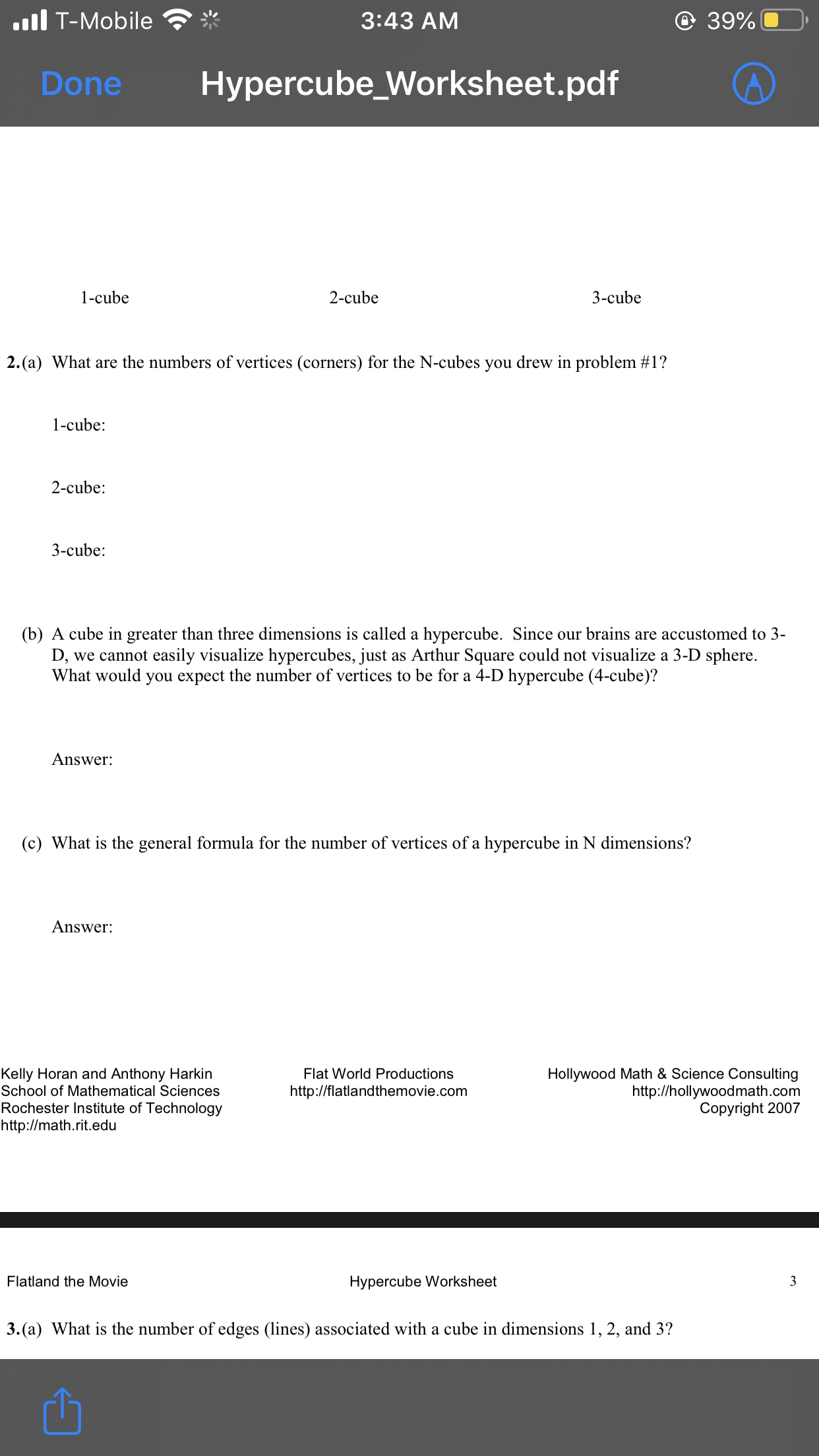 Answered 1 Cube 2 Cube 3 Cube 2 A What Are The Bartleby