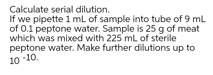 serial dilution calculator