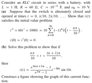 Answered Consider An Rlc Circuit In Series With Bartleby