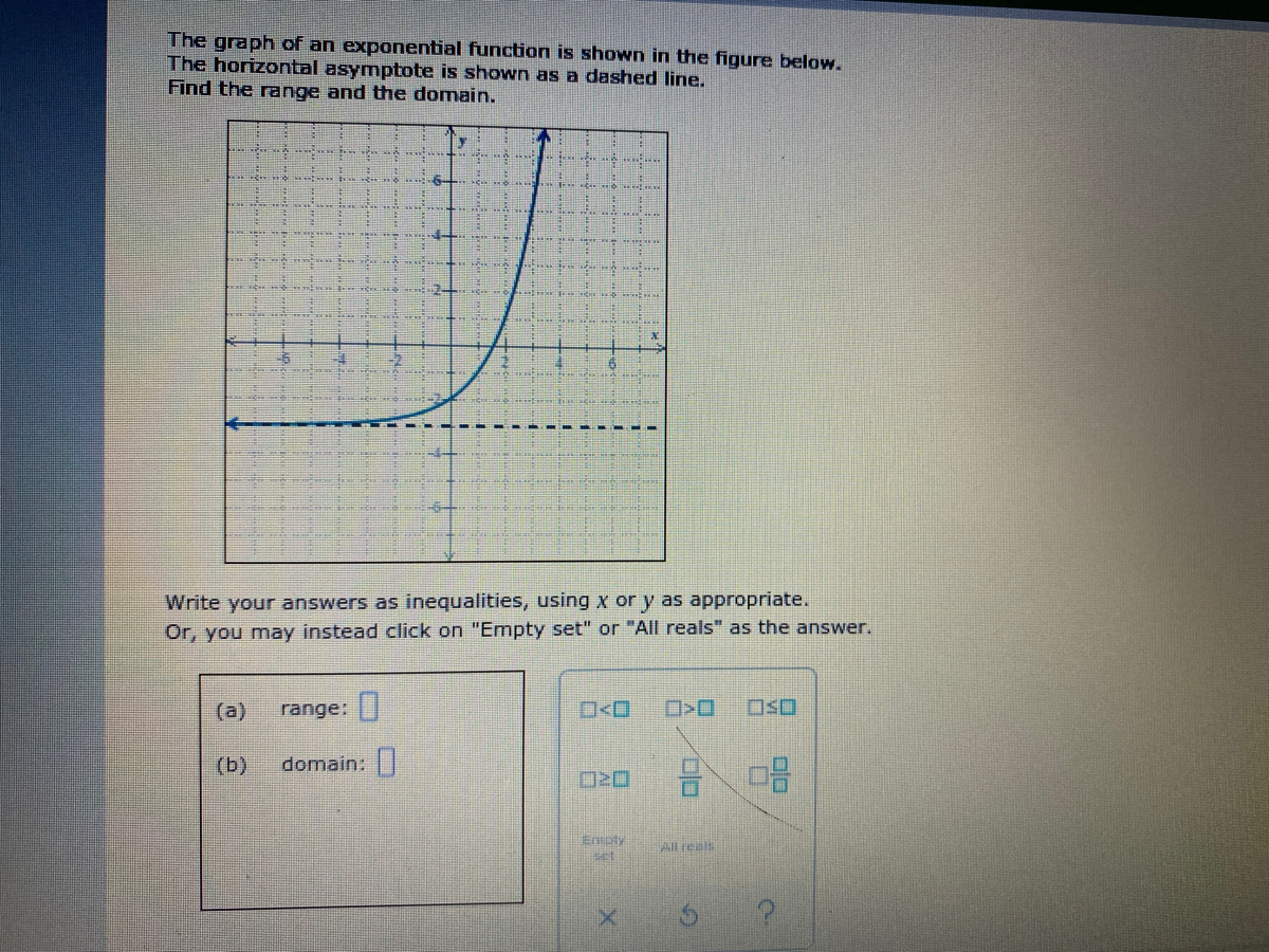 Answered: The graph of an exponential function is… | bartleby