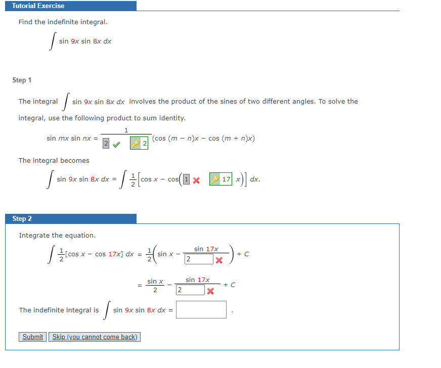 Answered: Find the indefinite integral. sin 9x… | bartleby