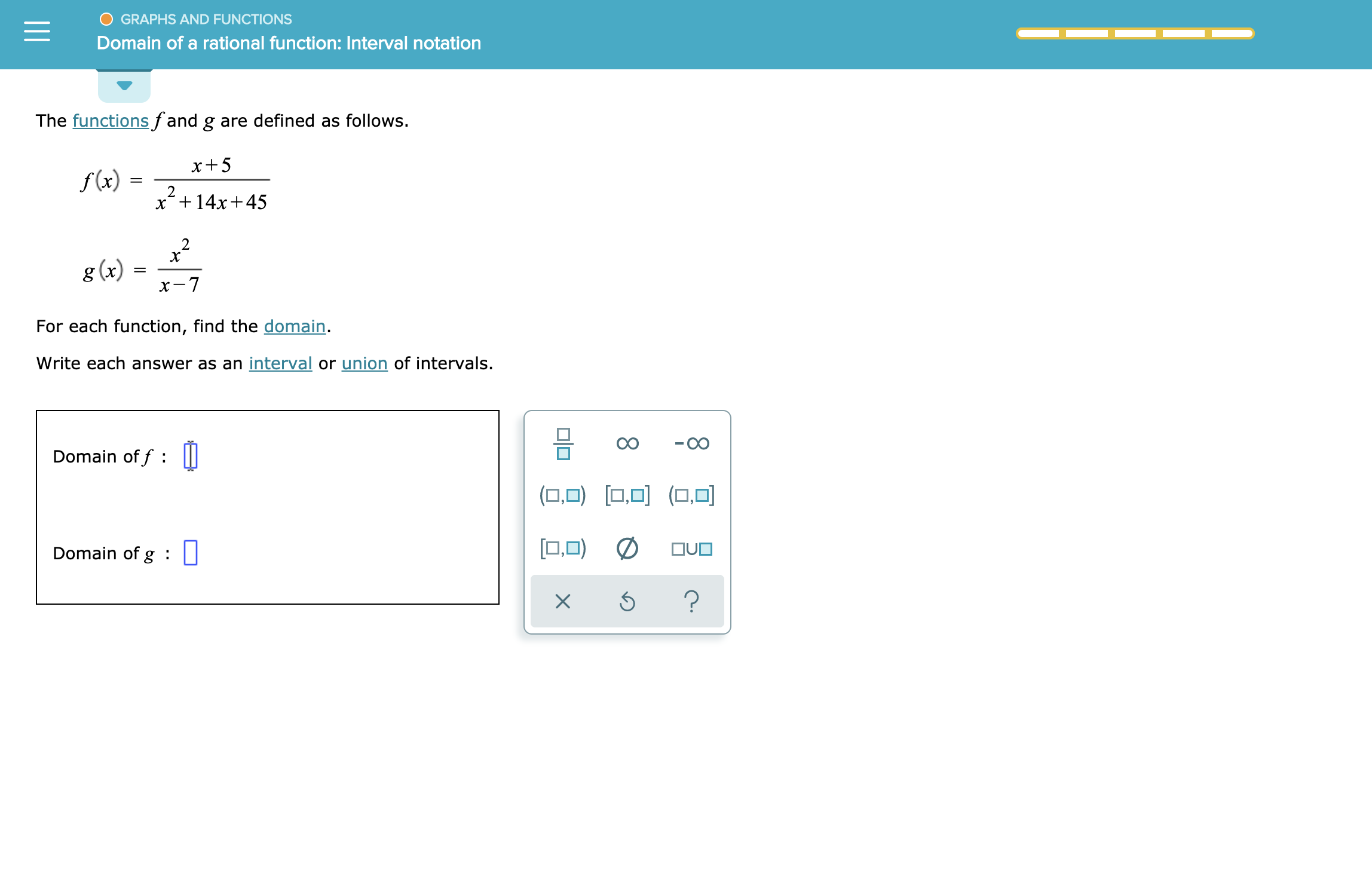 Answered Graphs And Functions Domain Of A Bartleby