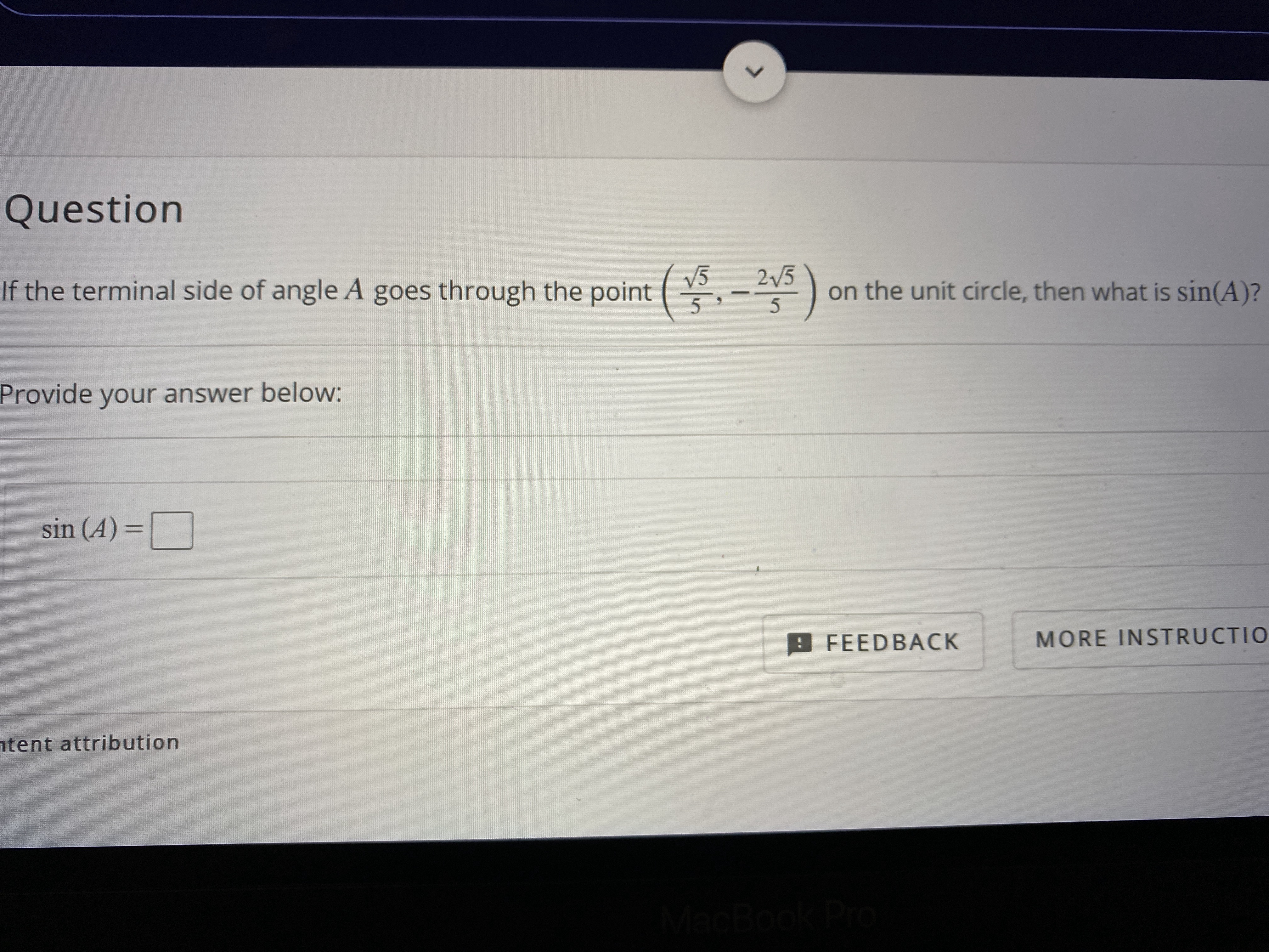 answered-2-5-if-the-terminal-side-of-angle-a-bartleby