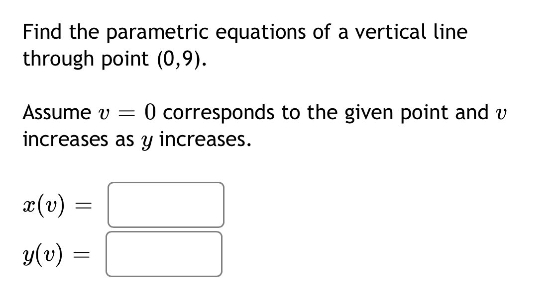 Answered Find The Parametric Equations Of A Bartleby