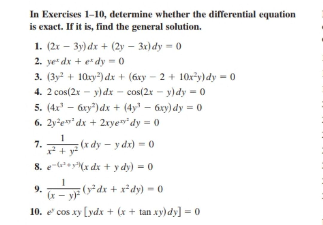 Answered 1 2x 3y Dx 2y 3x Dy 0 Bartleby