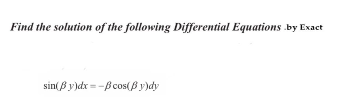 Answered Find The Solution Of The Following Bartleby