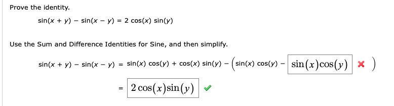 Answered Prove The Identity Sin X Y Sin X Bartleby