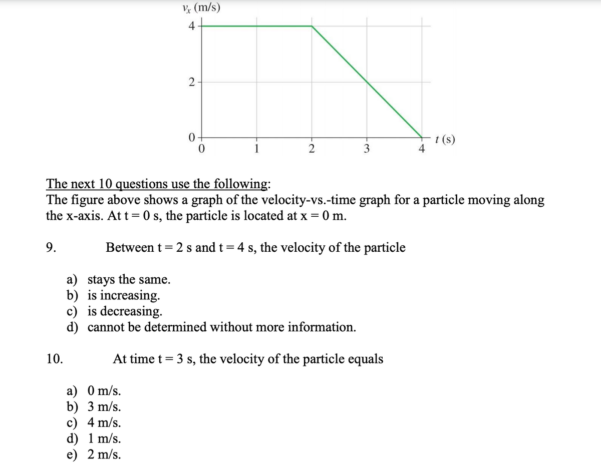 Answered Vx M S 4 2 T S 2 3 The Next 10 Bartleby