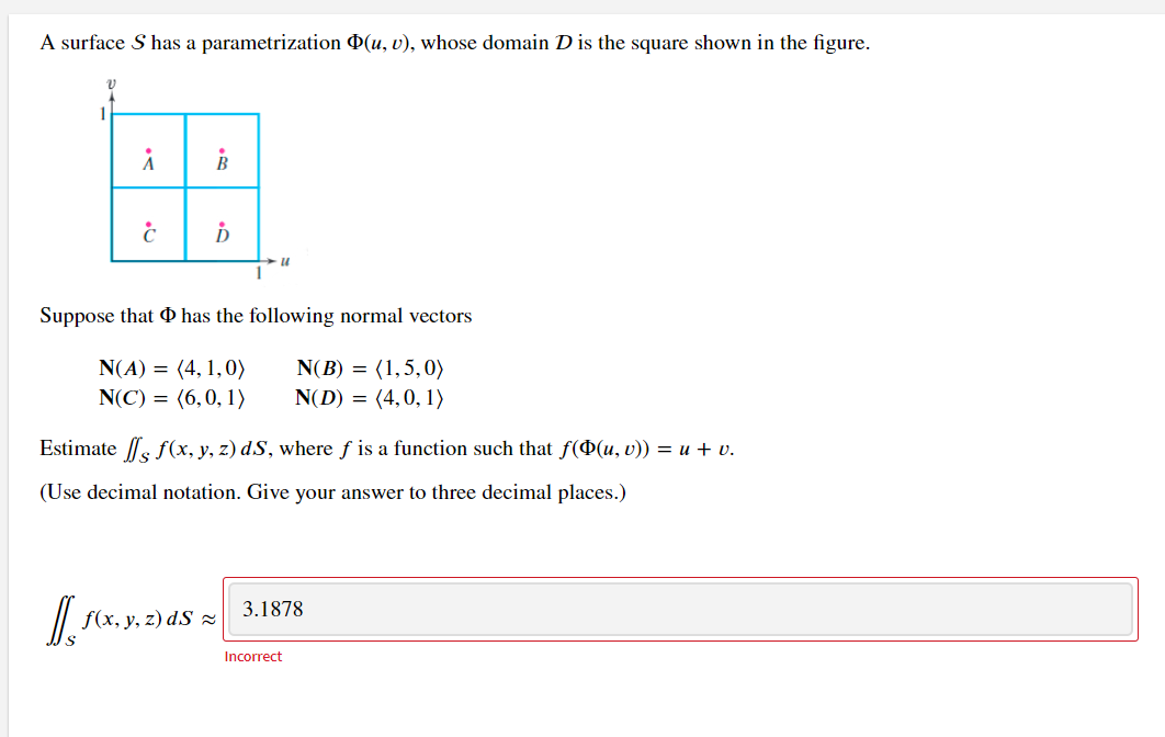 Answered A Surface S Has A Parametrization U Bartleby