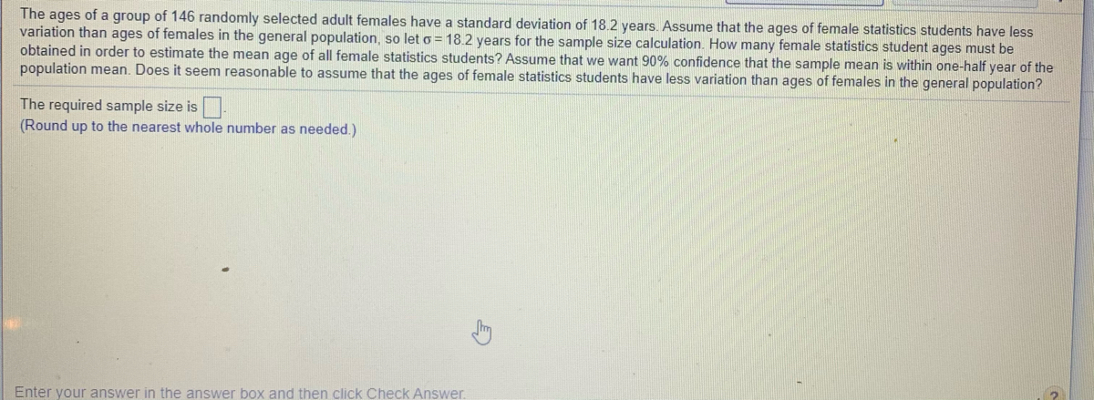 Answered: The ages of a group of 146 randomly… | bartleby