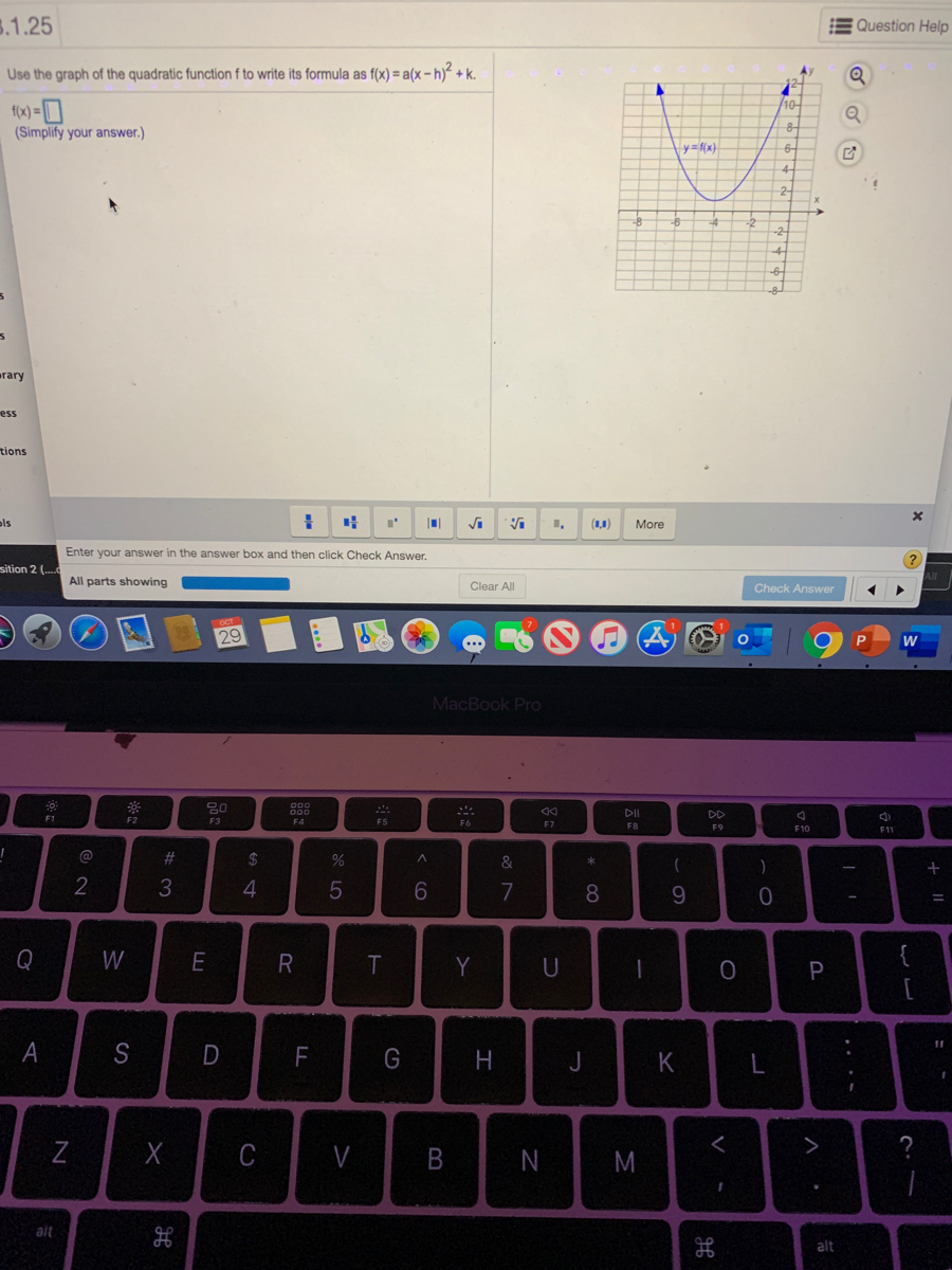 Answered Use The Graph Of The Quadratic Function Bartleby