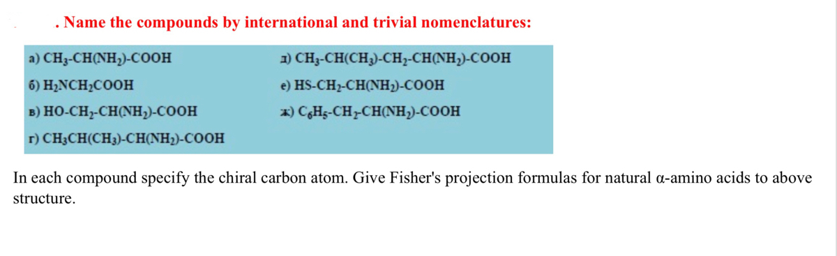 Answered Name The Compounds By International Bartleby