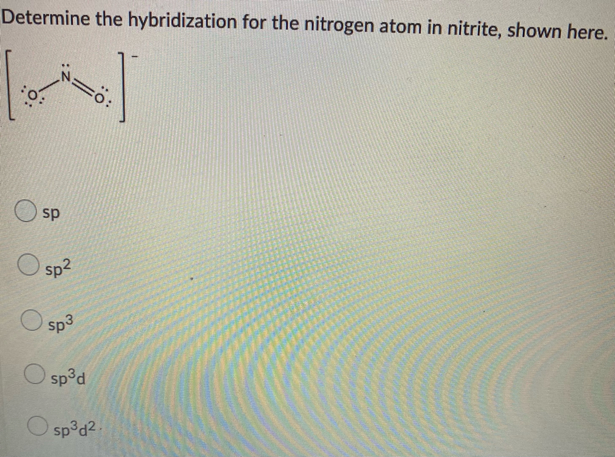 Answered Determine The Hybridization For The Bartleby 7654