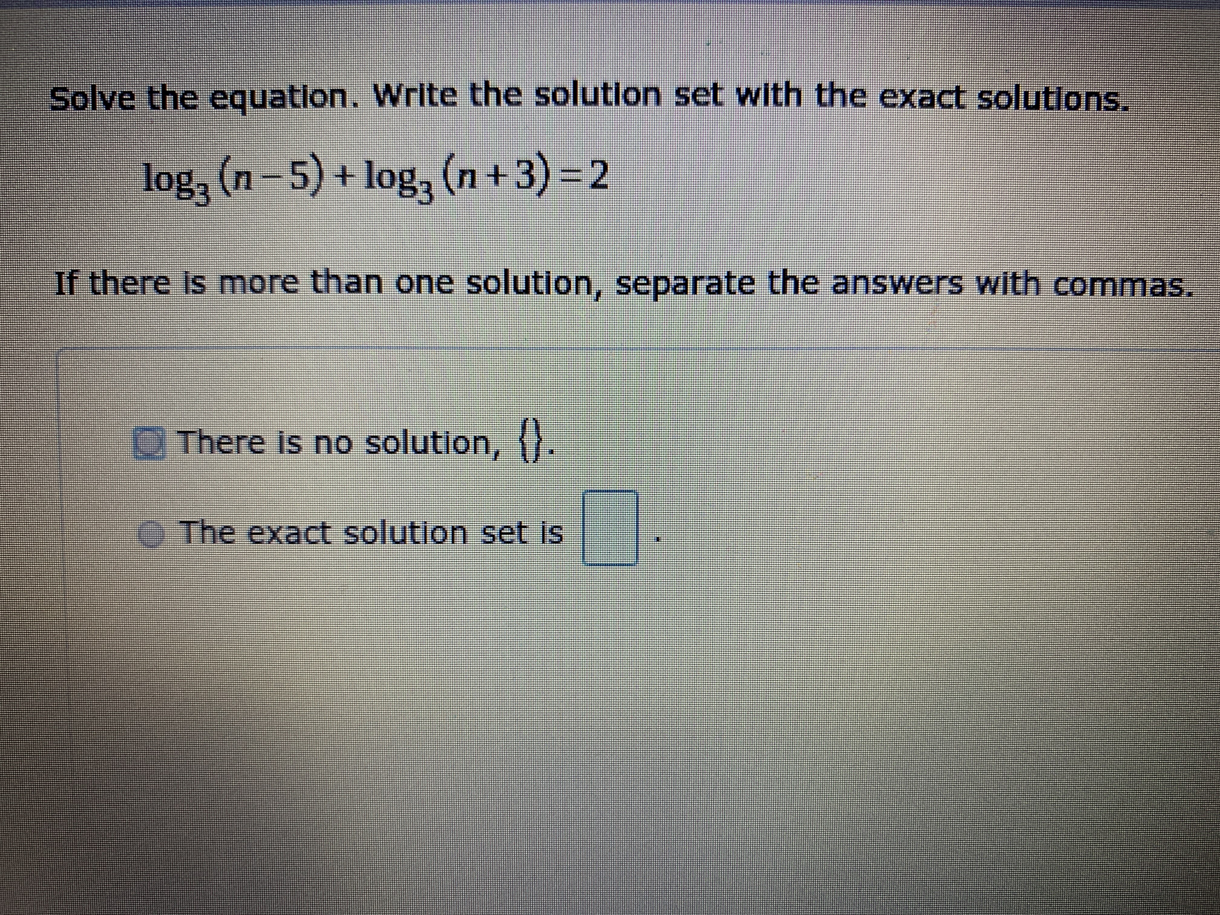 Answered: Solve the equation. Write the solution  bartleby