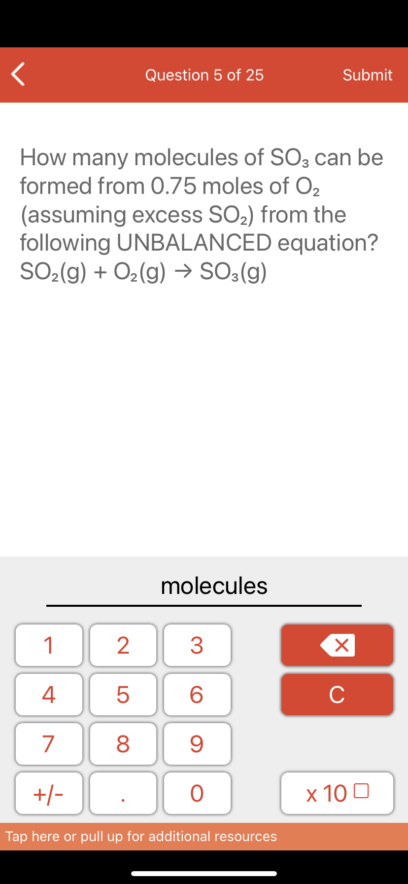 Answered How Many Molecules Of So3 Can Be Formed Bartleby