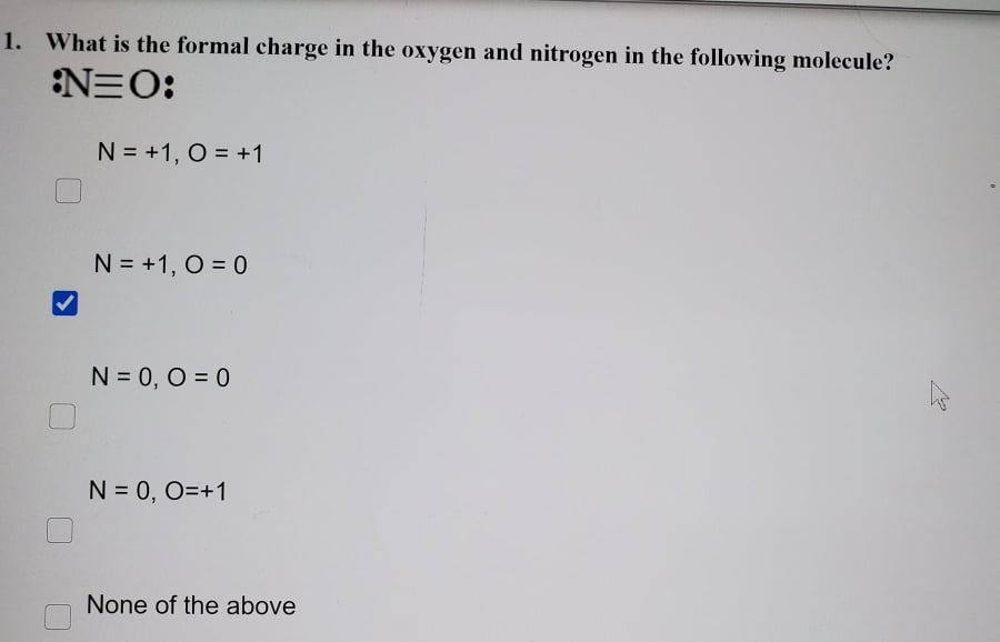 calculating formal charge for each atom n2o