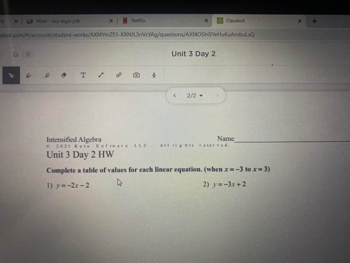 Answered Complete A Table Of Values For Each Bartleby