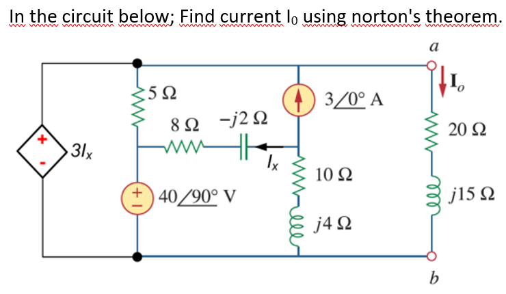 Answered In The Circuit Below Find Current Lo Bartleby