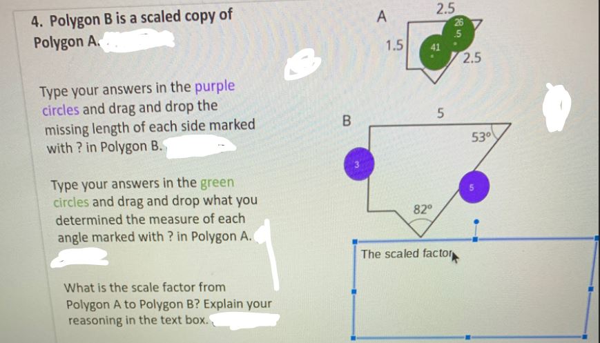 Answered: 4. Polygon B Is A Scaled Copy Of… | Bartleby