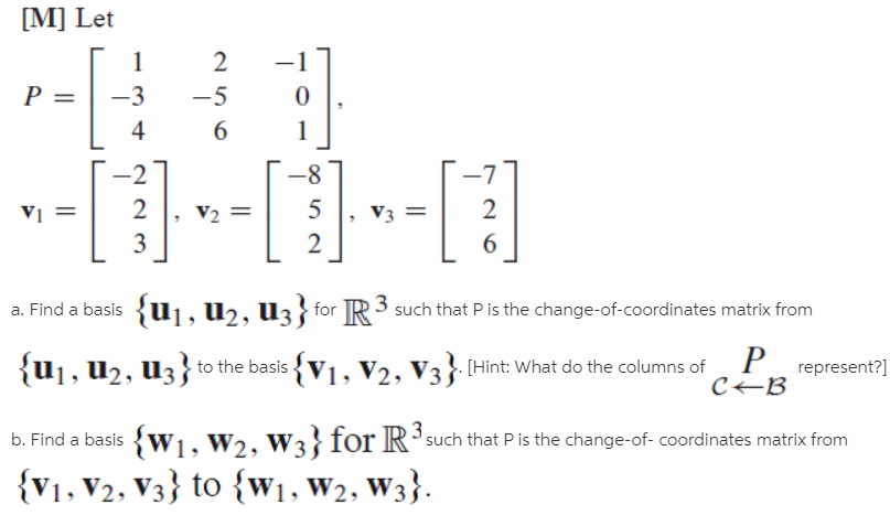 Answered M Let P 3 5 4 2 8 7 Vị 2 V2 Bartleby