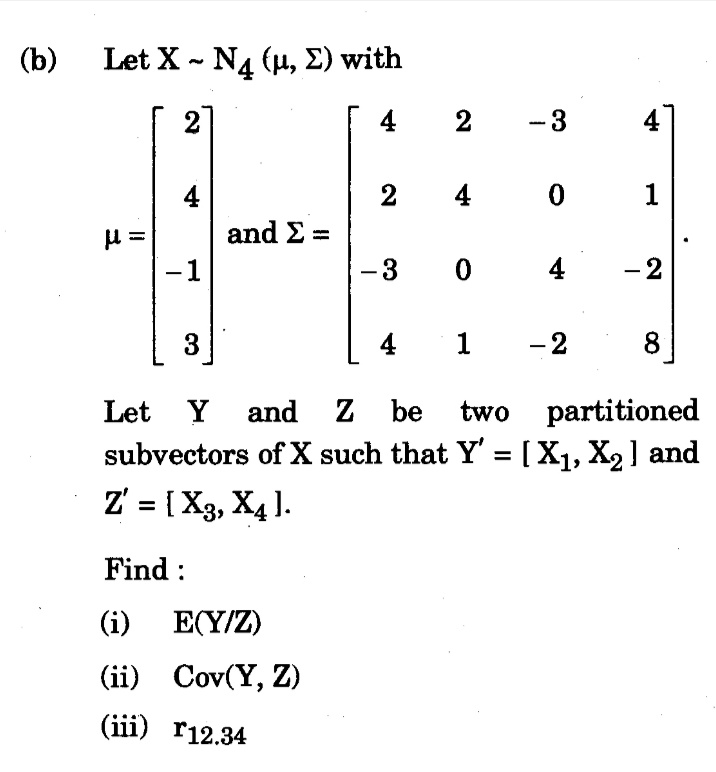 Answered B Let X N4 U E With 2 4 2 3 4 Bartleby