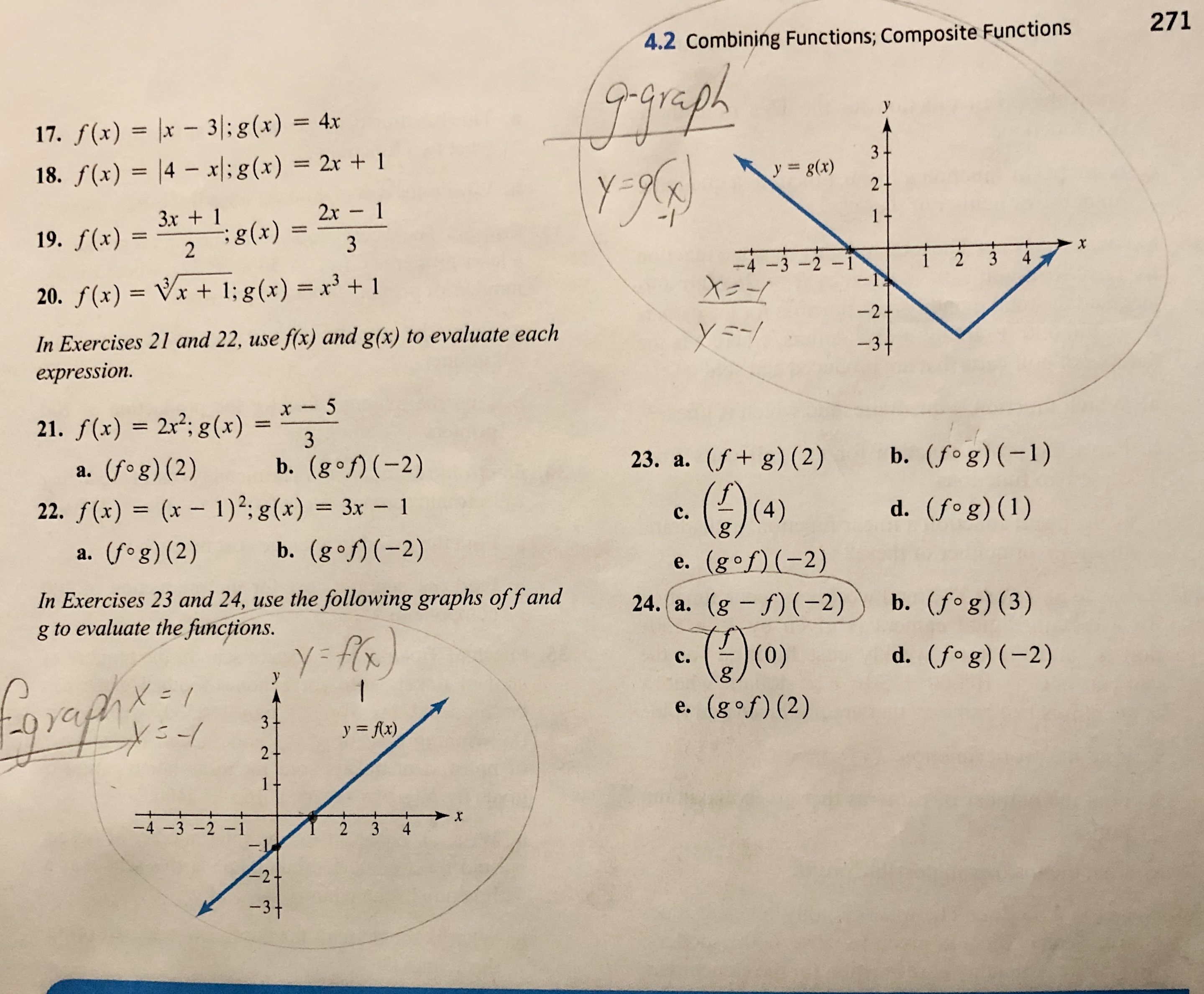 Answered 271 4 2 Combining Functions Composite Bartleby