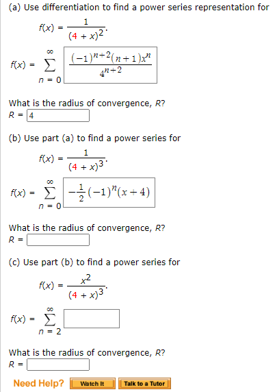 Answered A Use Differentiation To Find A Power Bartleby