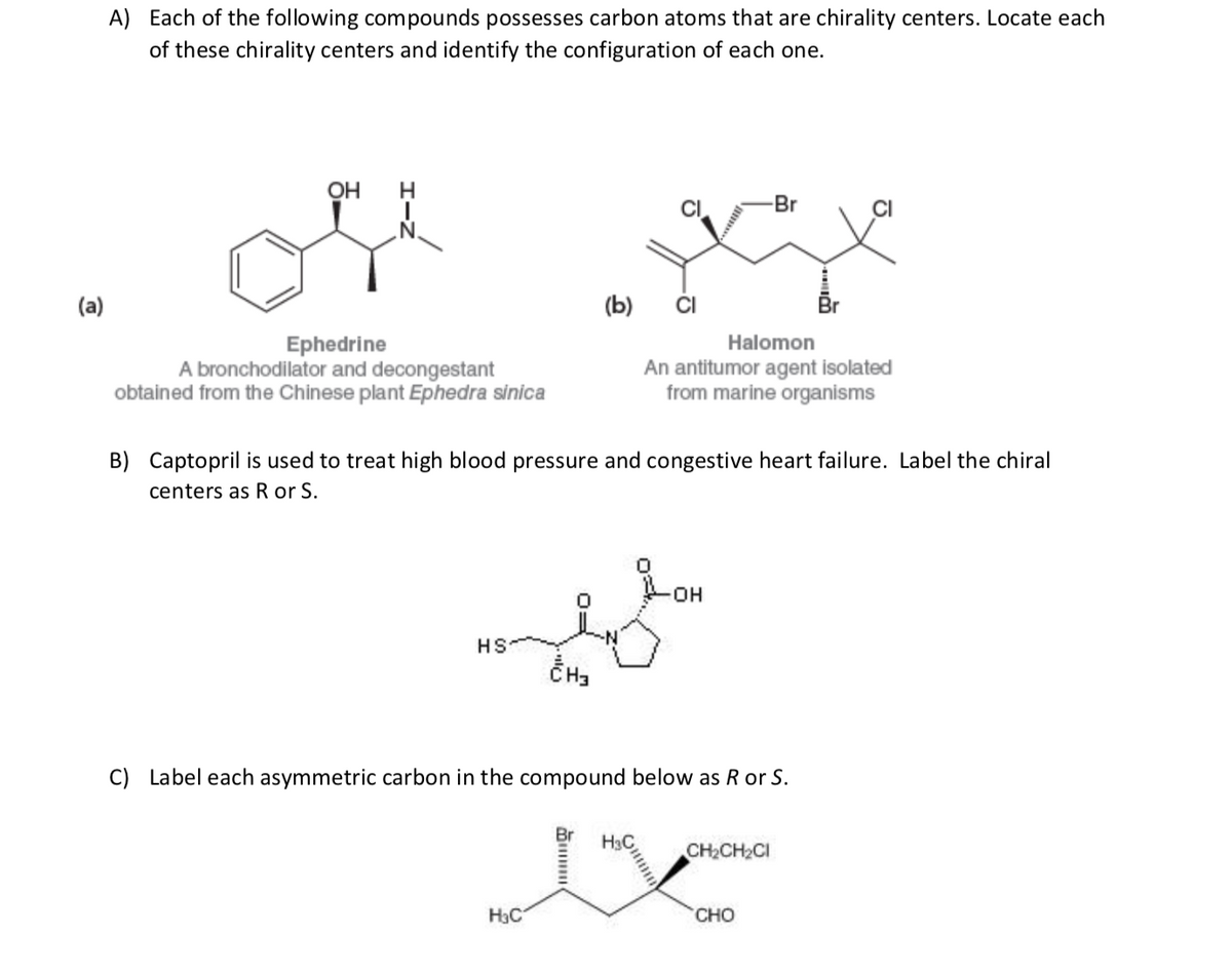 Answered A Each Of The Following Compounds Bartleby 4016