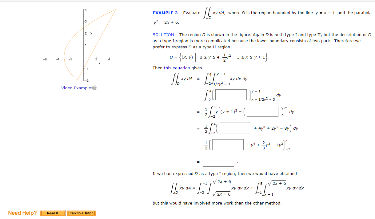 Answered Example 3 Evaluate Xy Da Where D Is Bartleby