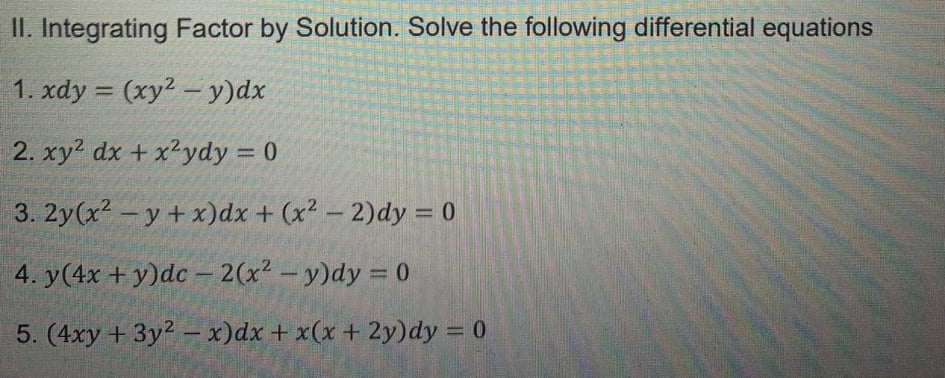 Answered 4 Y 4x Y Dc 2 X2 Y Dy 0 Bartleby