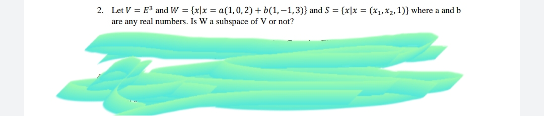 Answered 2 Let V And W X X A 1 0 2 Bartleby