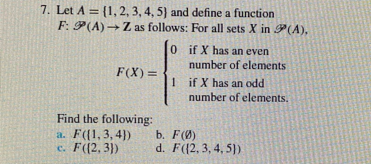 Answered 7 Let A 1 2 3 4 5 And Define A Bartleby