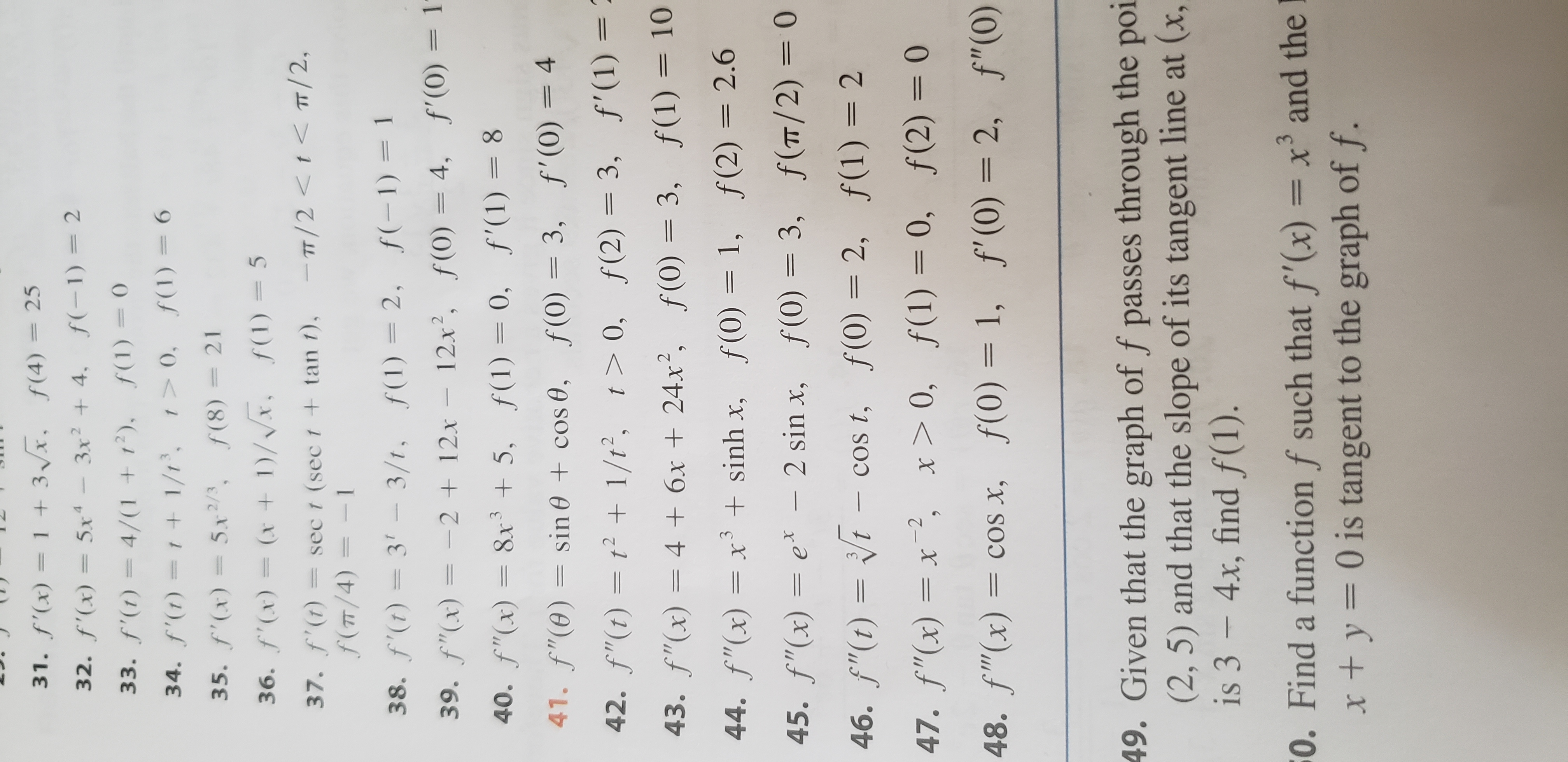 Answered F X 1 3x F 4 25 32 F X 5x 3x Bartleby