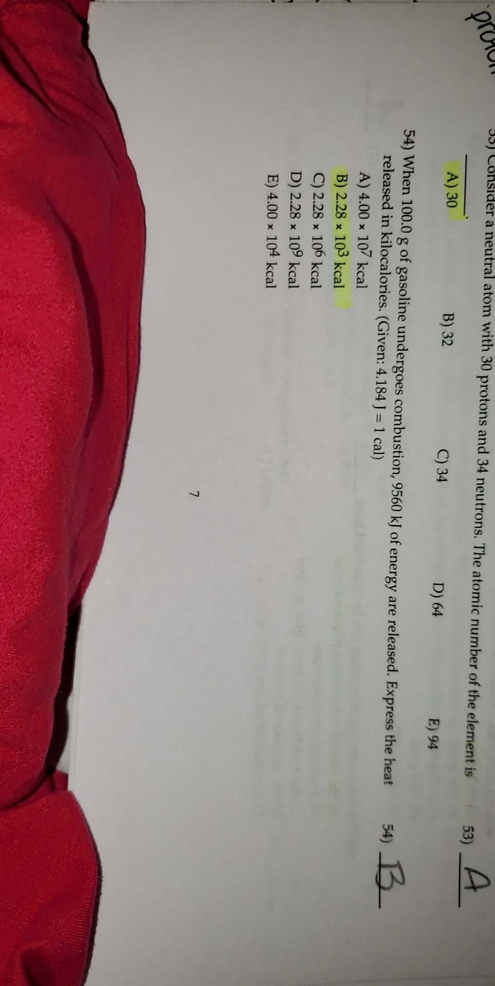 Answered: 33) Coksider a neutral atom with 30… | bartleby