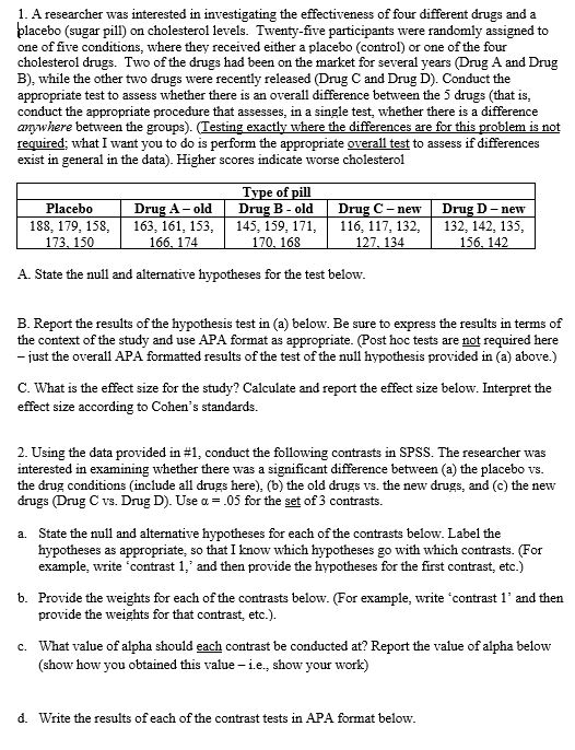 Answered 1 A Researcher Was Interested In Bartleby