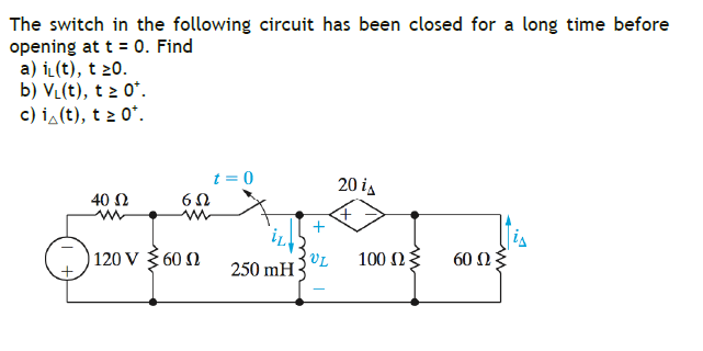 Answered The Switch In The Following Circuit Has Bartleby