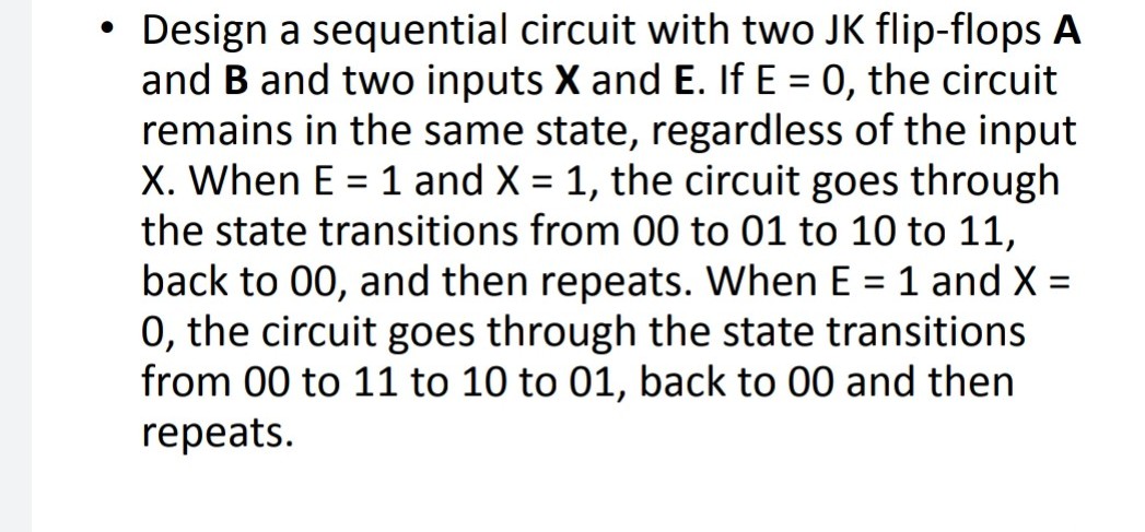 Answered: Design A Sequential Circuit With Two JK… | Bartleby