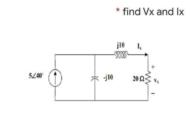 Answered Find Vx And Ix J10 I 540 J10 ws Bartleby