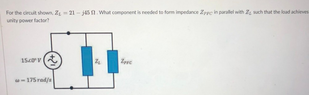 Answered For The Circuit Shown Zl 21 J45 N Bartleby