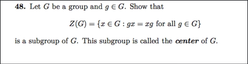 Answered 48 Let G Be A Group And G E G Show Bartleby