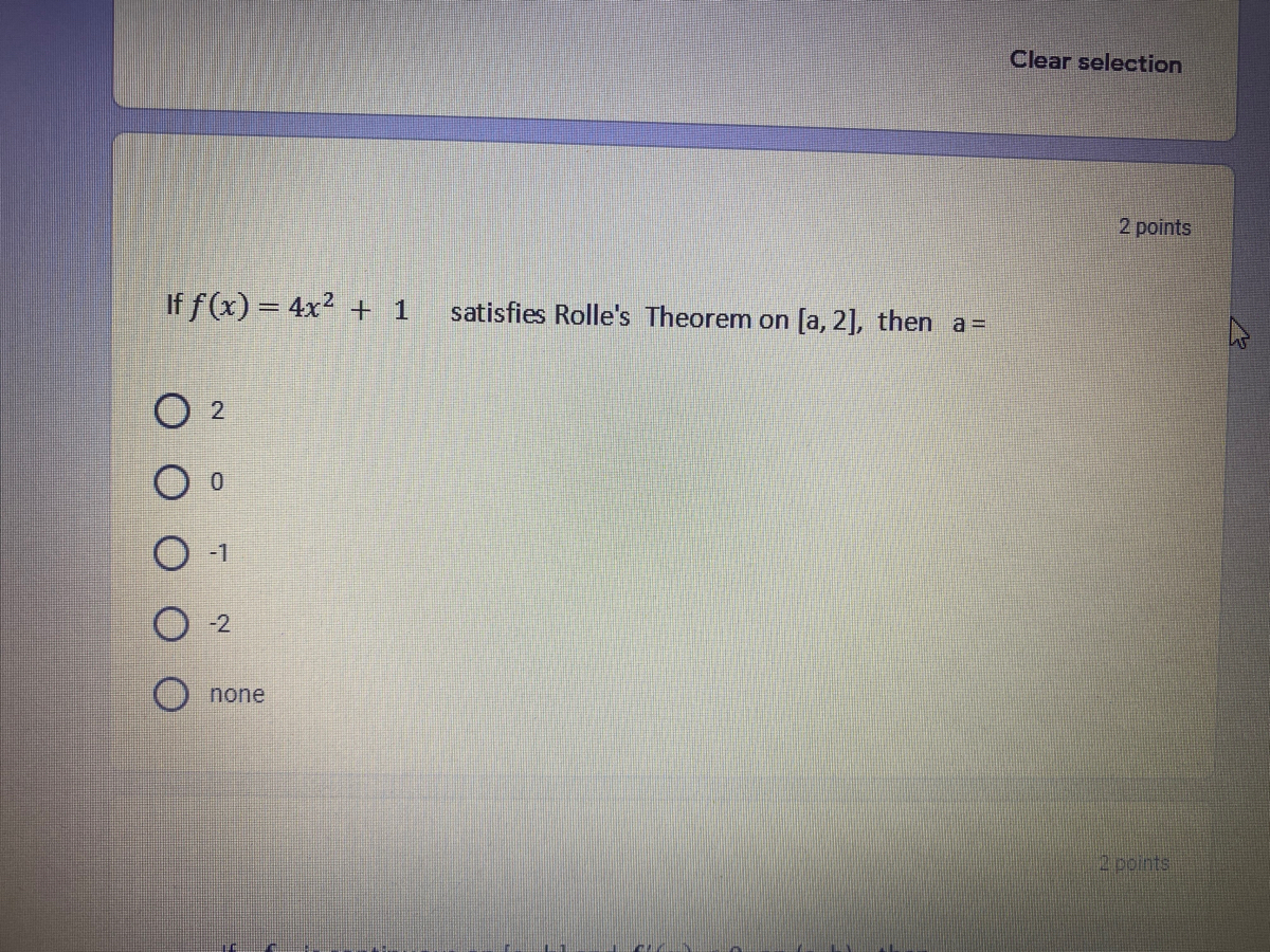 Answered If F X 4x2 1 Satisfies Rolle S Bartleby