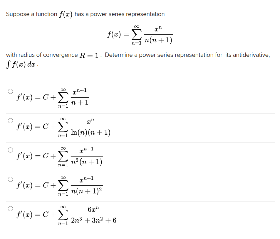 Answered Suppose A Function F X Has A Power Bartleby