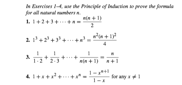 Answered In Exercises 1 4 Use The Principle Of Bartleby