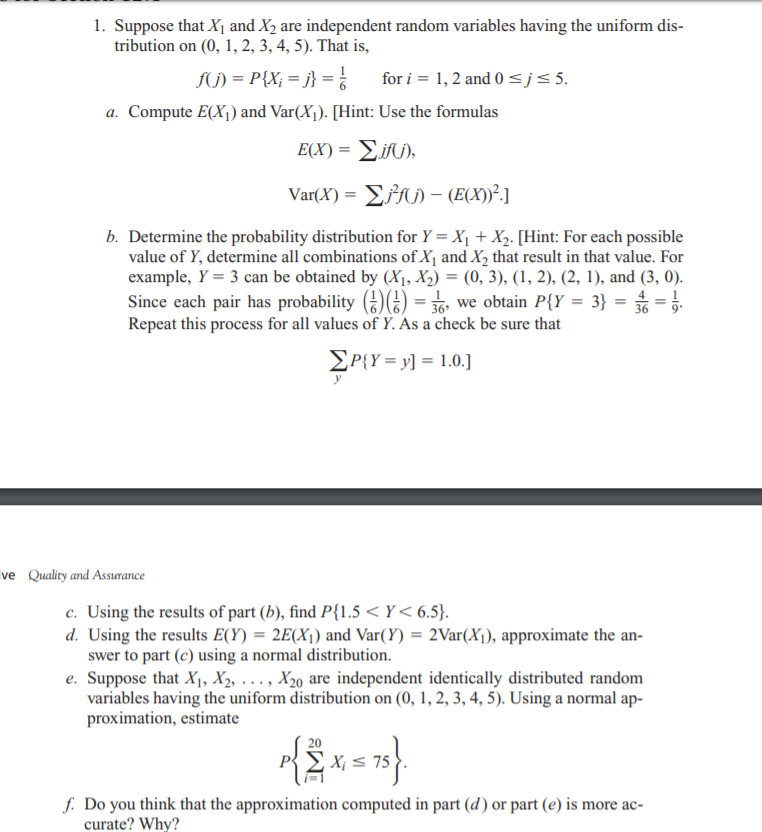 Answered 1 Suppose That X1 And X2 Are Bartleby