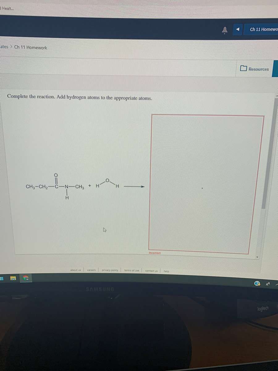 Answered: Complete the reaction. Add hydrogen… | bartleby