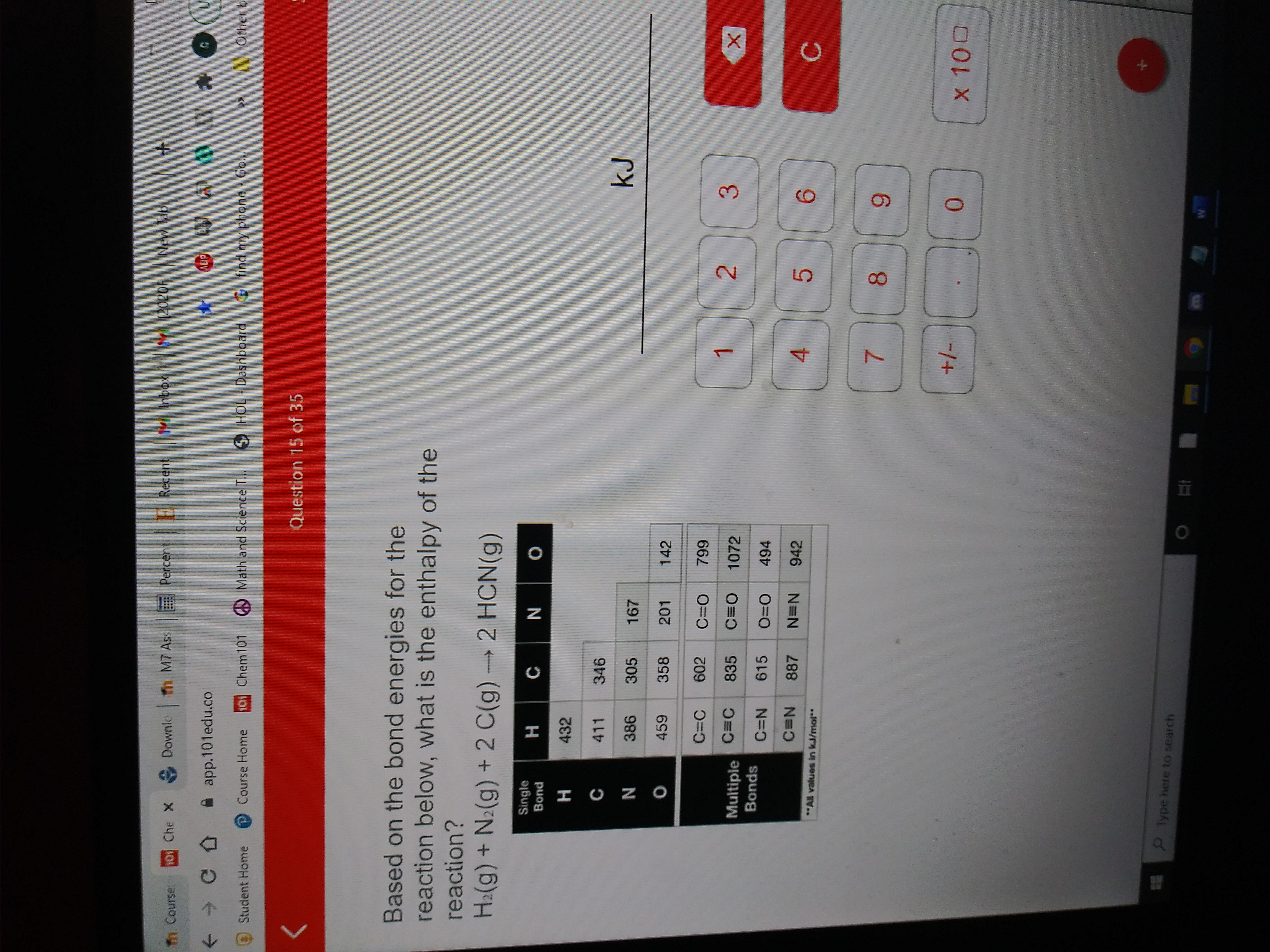 Answered Based On The Bond Energies For The Bartleby