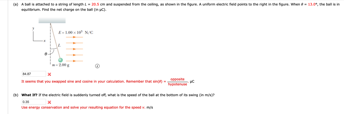 Answered: (a) A Ball Is Attached To A String Of… 