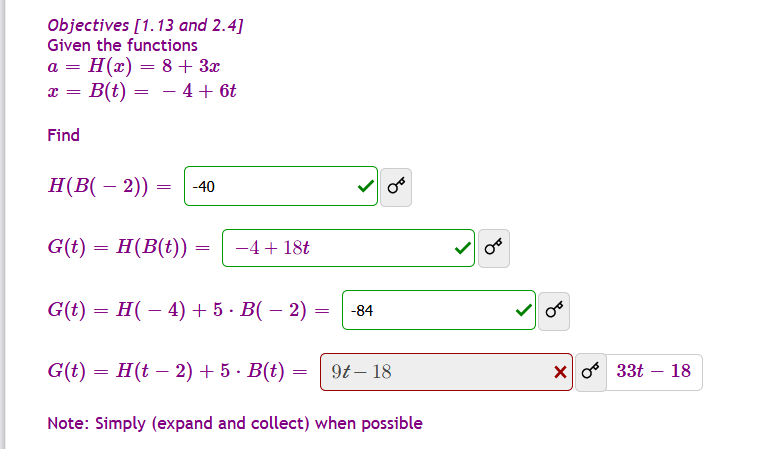 Answered Given The Functions A H X 8 3x Bartleby