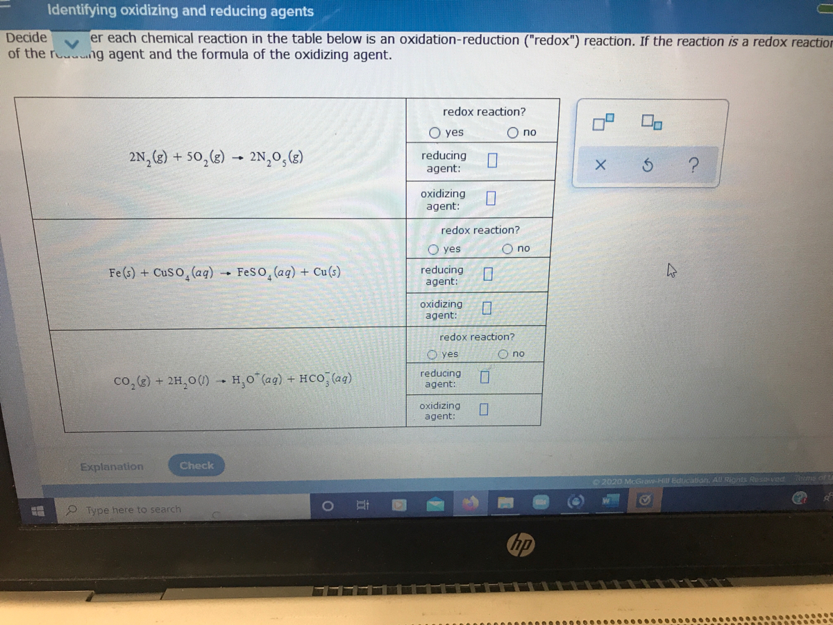 Answered Redox Reaction O Yes O No 2n 3 Bartleby